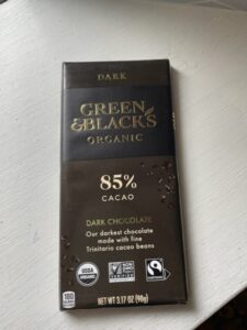 Decadent dark chocolate